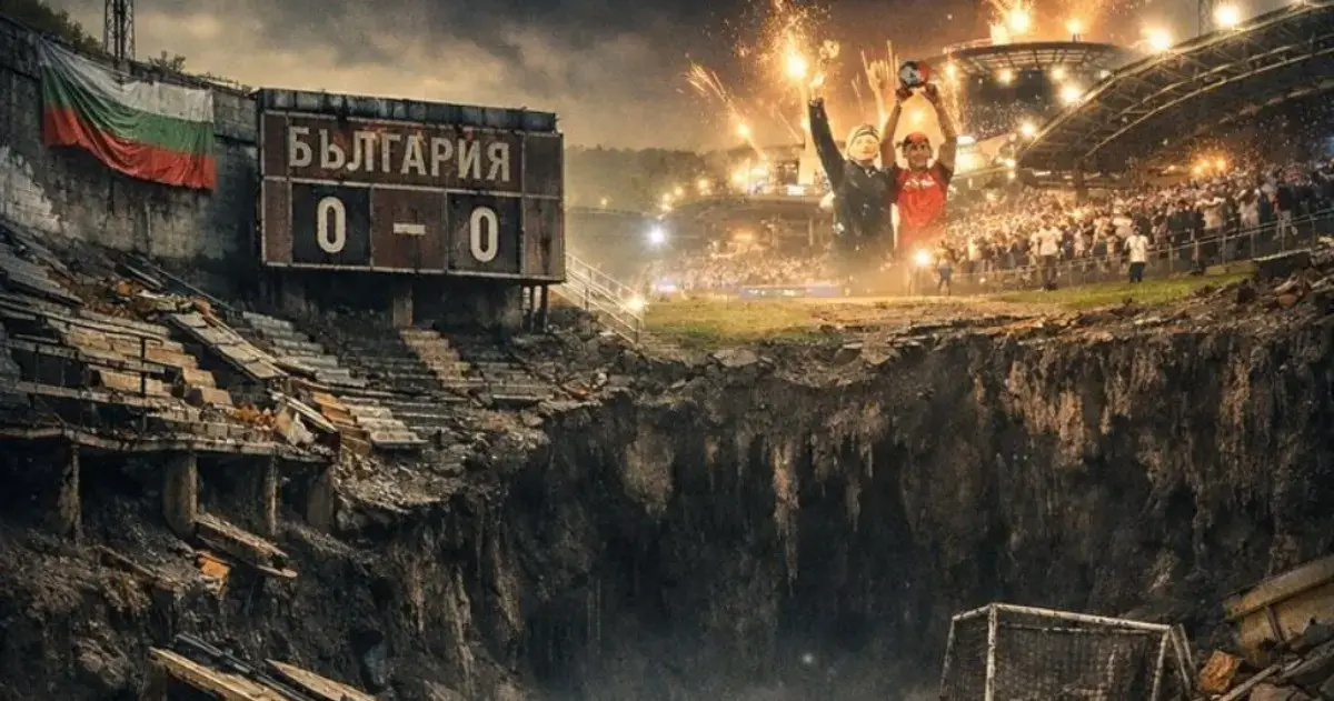 Пропадането на българския футбол